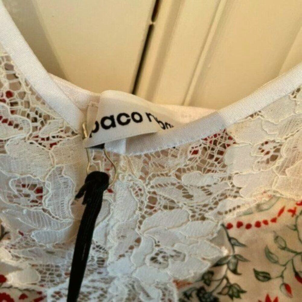 Paco Rabanne Floral Cami multi colored Size 6 - Picture 6 of 9
